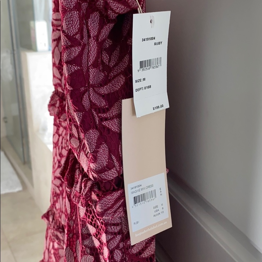 Thin strap ruby dress - Picture 4 of 4